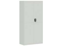File Cabinet, File Cabinets Vidaxl Cinzeto Aço (90 X 40 X 180 Cm)