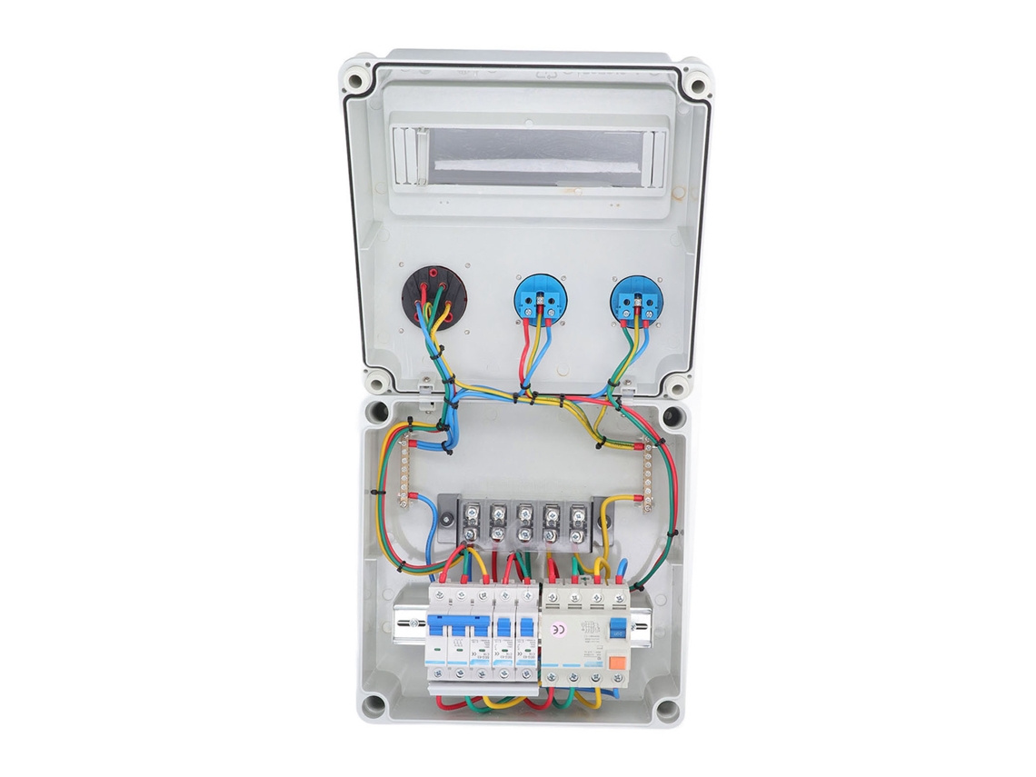 Laxiscreed Caixa De Distribuição De Energia 400v 16a Com Disjuntores 1p, 3p E Rcbo 40a Para Casas E Indústrias