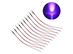 10pcs Diodos Led 5mm 5 12v Roxa | S/MARCA
