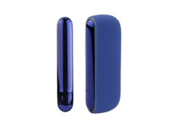 Capa Para Iqos Iluma Modelo De Abertura Lateral Adicionar Painéis Laterais 13x9.5x3cm Silicone Azul Escuro Fwinl