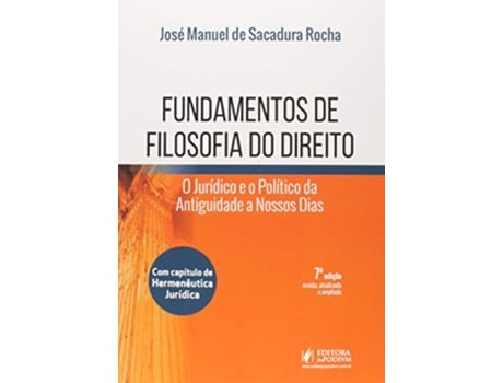 Livro Fundamentos De Filosofia Do Direito de Jose Manuel De Sacadura Rocha (Português)