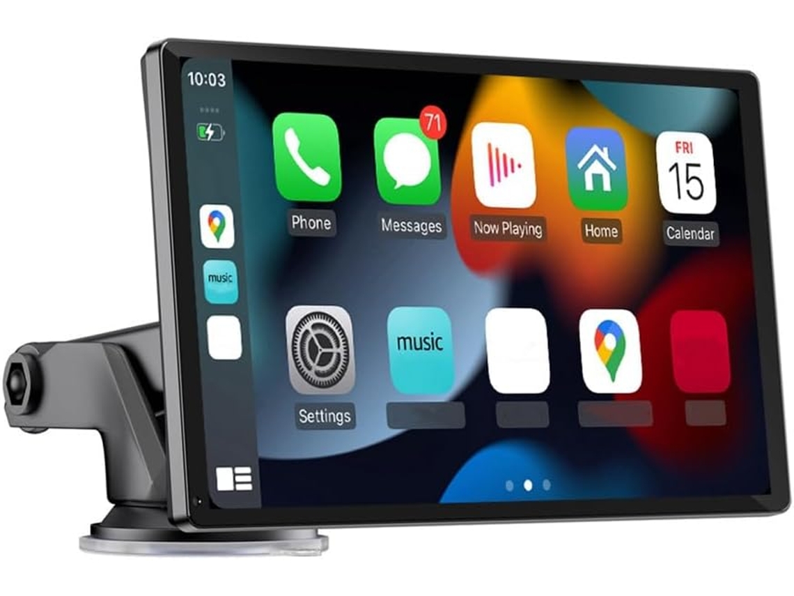 Rádio Automotivo Universal de 9 Polegadas, Reprodutor Multimídia de Vídeo Sem Carplay e Android. SFUSHOS