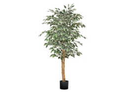 Ficus artificial de 60 polegadas de altura, planta artificial independente para decoração de casa.