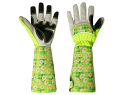 1 Par De Luvas De Jardinagem Estampadas - Verdes