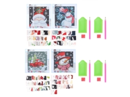 Laxiscreed Kit De Pintura De Diamantes Natal Completo Para Decoração Festiva E Presentes