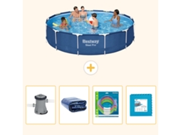 Bestway Piscina Bestway Steel Pro Redonda - 396x84 Cm - 5-peças S229
