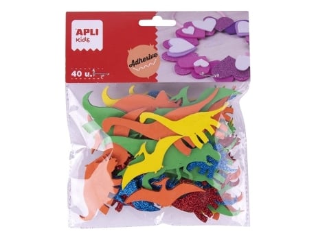 Livro Bolsa 40 Dinosaurios Goma Eva Autoadhesivos De Desconocido (espanhol)