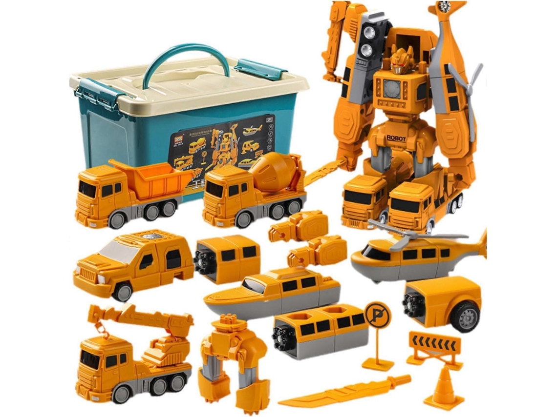 Carro De Transformação Magnética Para Technic, Brinquedo Montado Com Caixa De Armazenamento Aquaforge