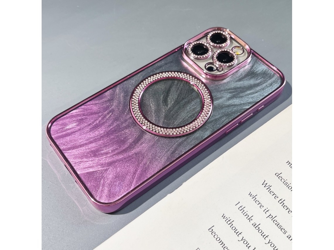 Zsanfs Capa Para Iphone 13 Pro, Cor Rosa