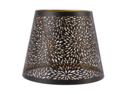 2026 toldo de Lámpara de Metal E26 E27 Estilo Árbol de Bosque Hueco Hierro Con Patrón Dorado Interior para Mesa Pared Techo Negro