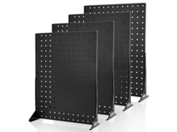 Suporte de mesa Vevor perfurado preto de 4 peças