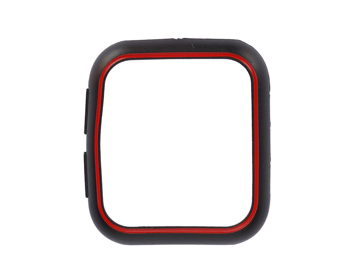 Aetheria capa Protetora para Oppo Watch 2 42mm Case Tela Integral Impacto Arranhões Preto Vermelho