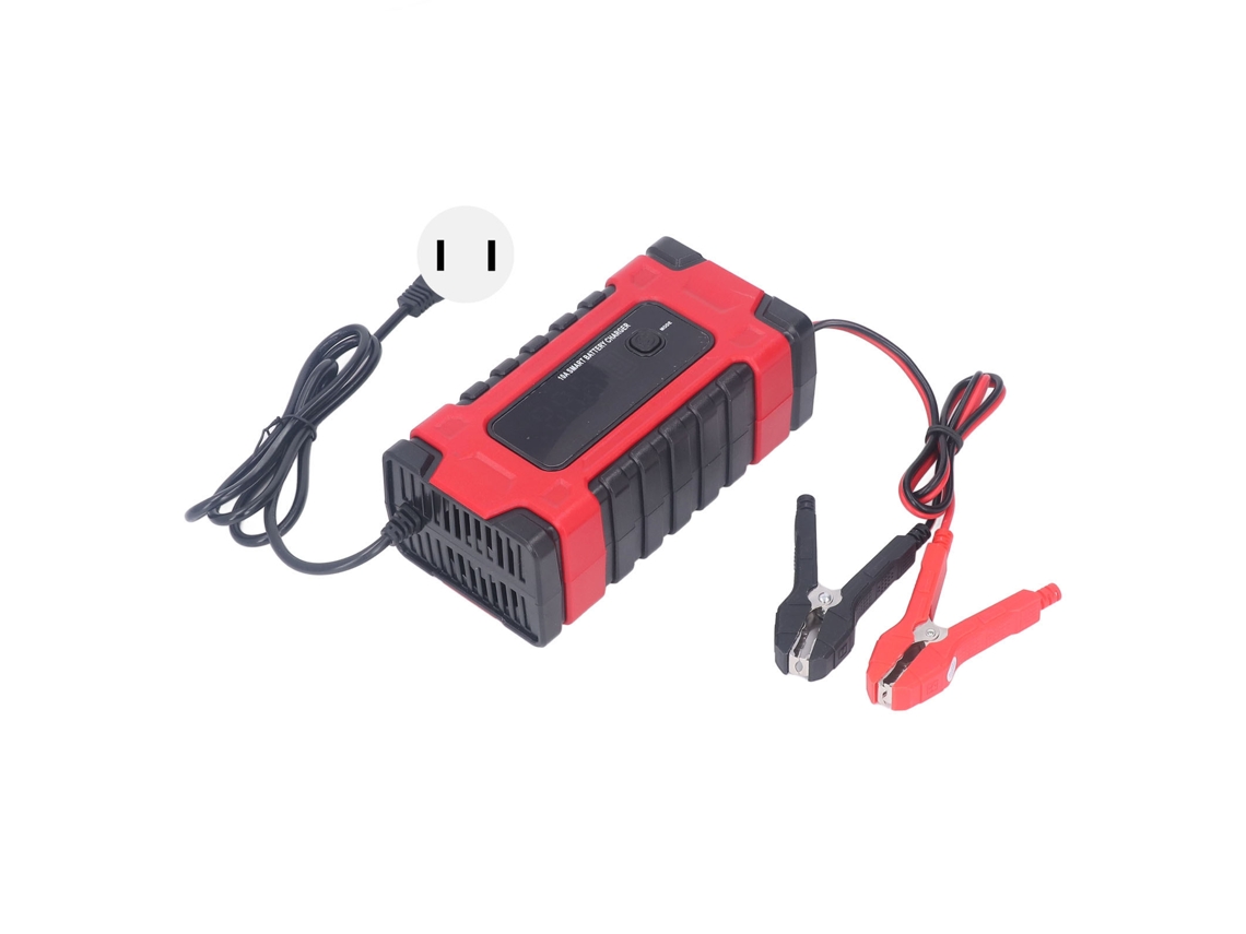 Cargador De Baterías De Carro 12v 24v Inteligente Reparador Portátil Com Tela Grande Para Cálcio Gel Agm Ácido Húmido