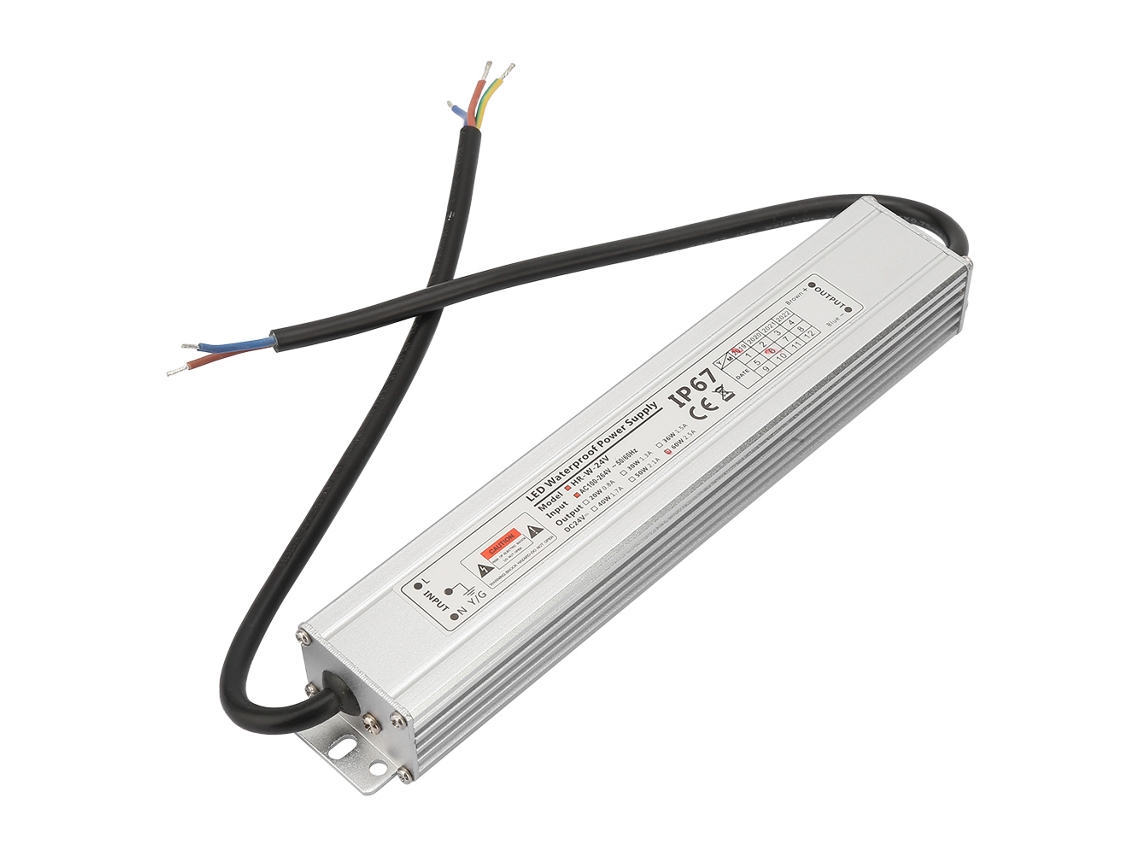 Laxiscreed Driver Led Power Com Carcaça Em Alumínio E Proteção Ip67 À Prova D'água