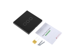 Interruptor de controle Smart Touch (Ampla adaptação de tensão, painel de vidro temperado)