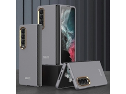 Capa De Celular Com Armação De Lente Galvanizada Ultrafina Gkk Para Samsung Galaxy Z Fold4