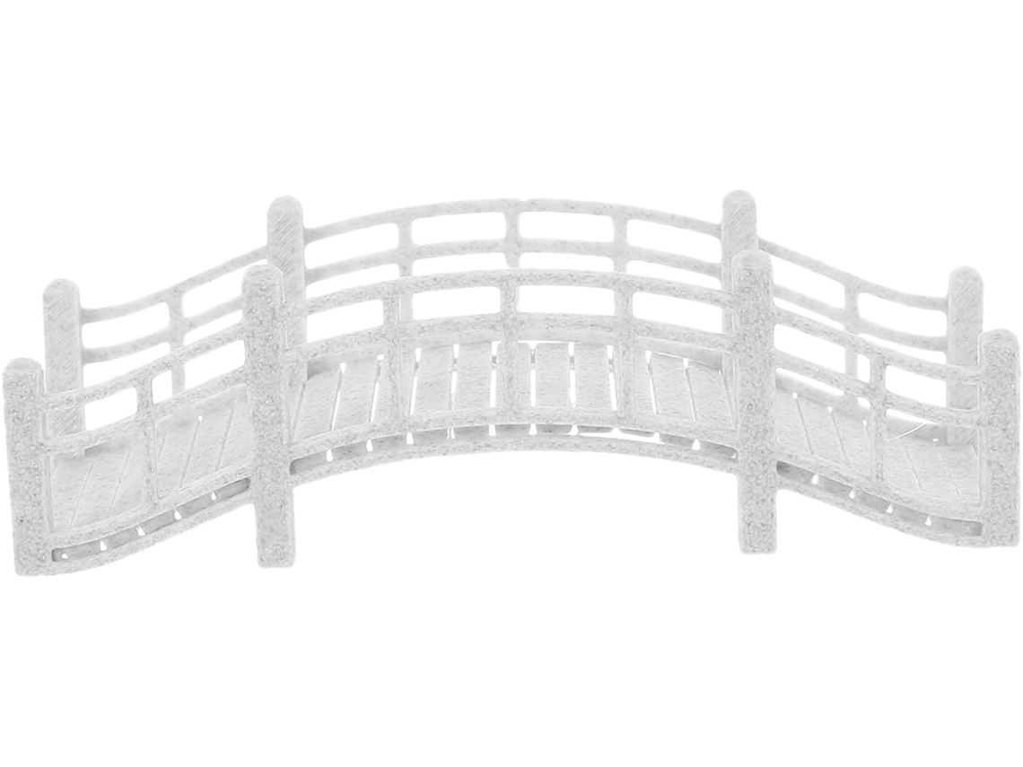 Ponte em Arco em Miniatura Kichouse, Feita de Material, para Jardins de Fadas, Micro Paisagens e Decoração Externa de CHABERLU