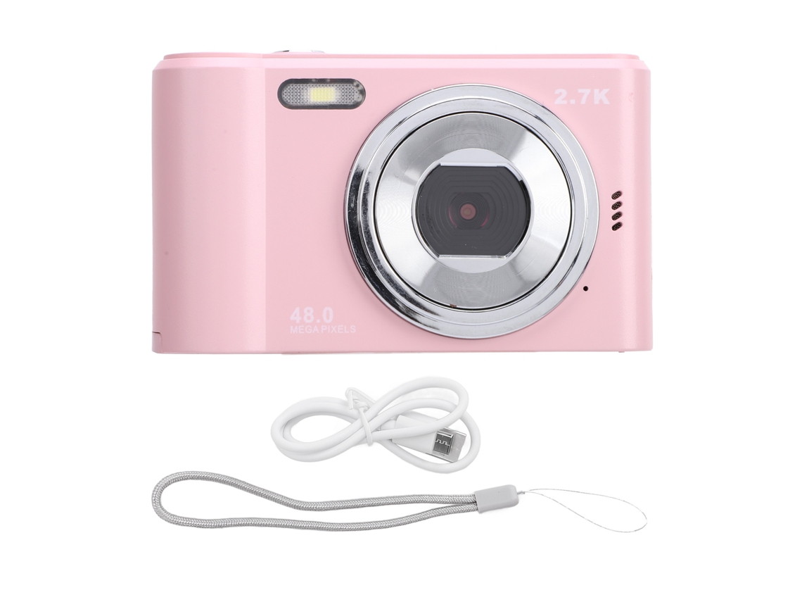 Câmera Digital 48mp Zoom Digital 8x Gravação 2.7k Tela 2.4 Polegadas Autofoco