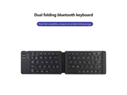Mini Teclado Sem Fio Bluetooth Dobrável E Recarregável Everley891