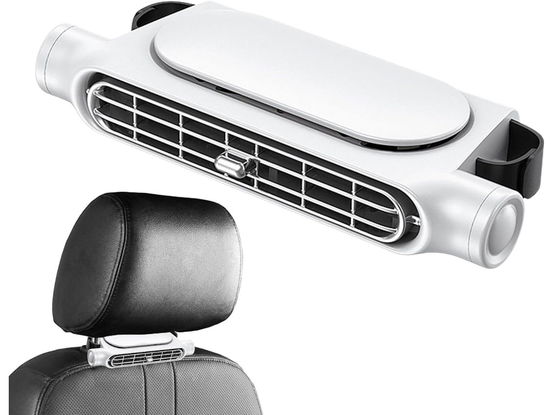 Ventilador Portátil Para Carro Com Visor Duplo