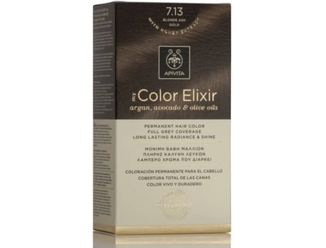 My Color Elixir Apivita Dye N7.13 Loiro De Cinzas Douradas
