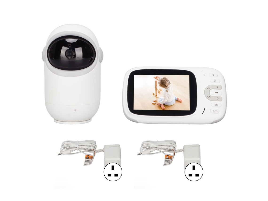 Monitor Bebé Sem Fio 2.4g Com Câmara E Recarga