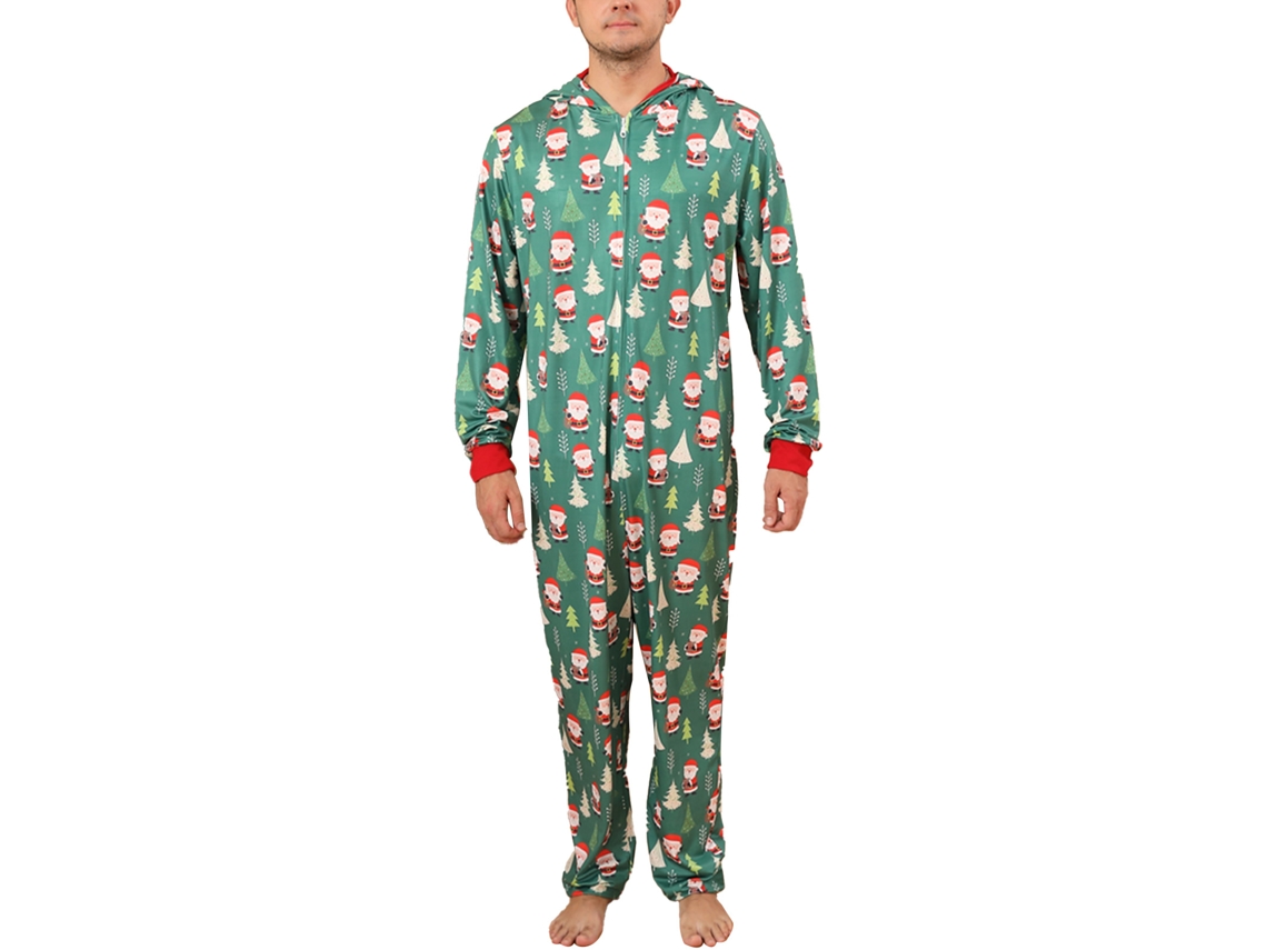 Laxiscreed Jumpsuit Natalino Infantil Com Capuz E Fecho Para Bebés De 6 A 9 Meses