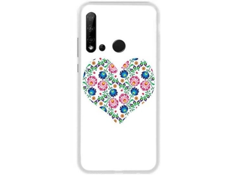 Capa Huawei P20 CASEGADGET Heart Branco