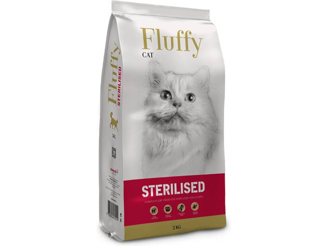 Ração Seca para Gato FLUFFY Sterilised (15 kg)