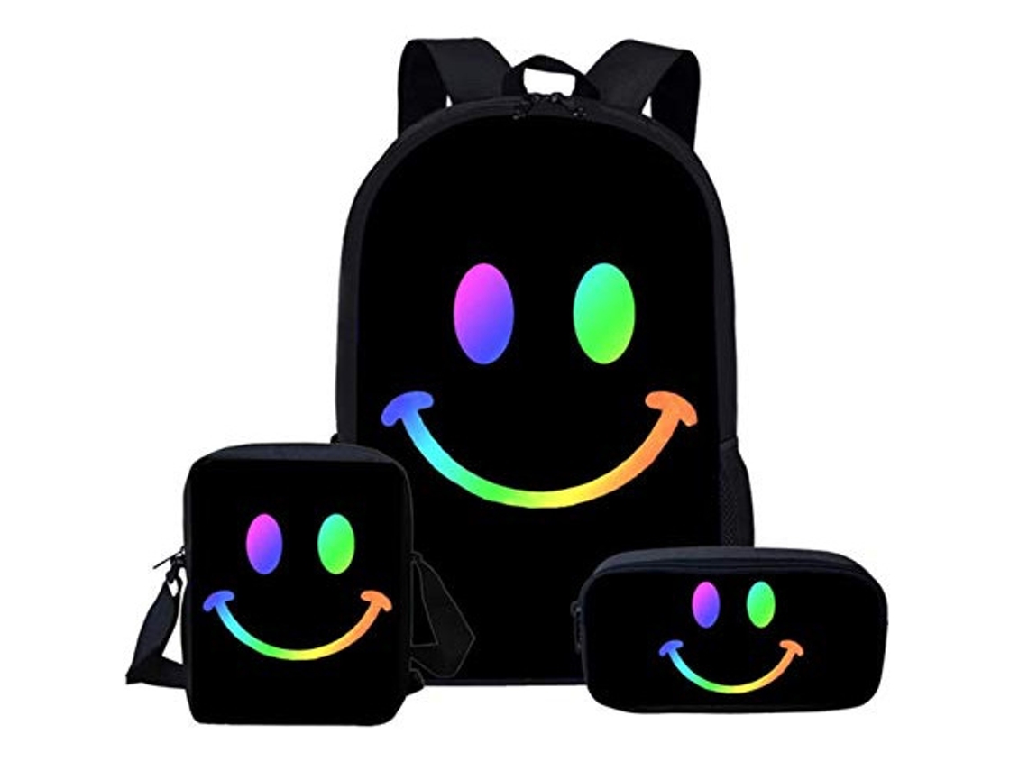 Mochila Marshmallow Dj Escolar Em Três Conjuntos Perfeita Aquaforge