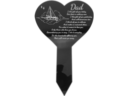 Decorações para Túmulos Kichouse para Pais no Cemitério Estacas Memoriais À Prova D'água Placa Memorial em Acrílico CHABERLU