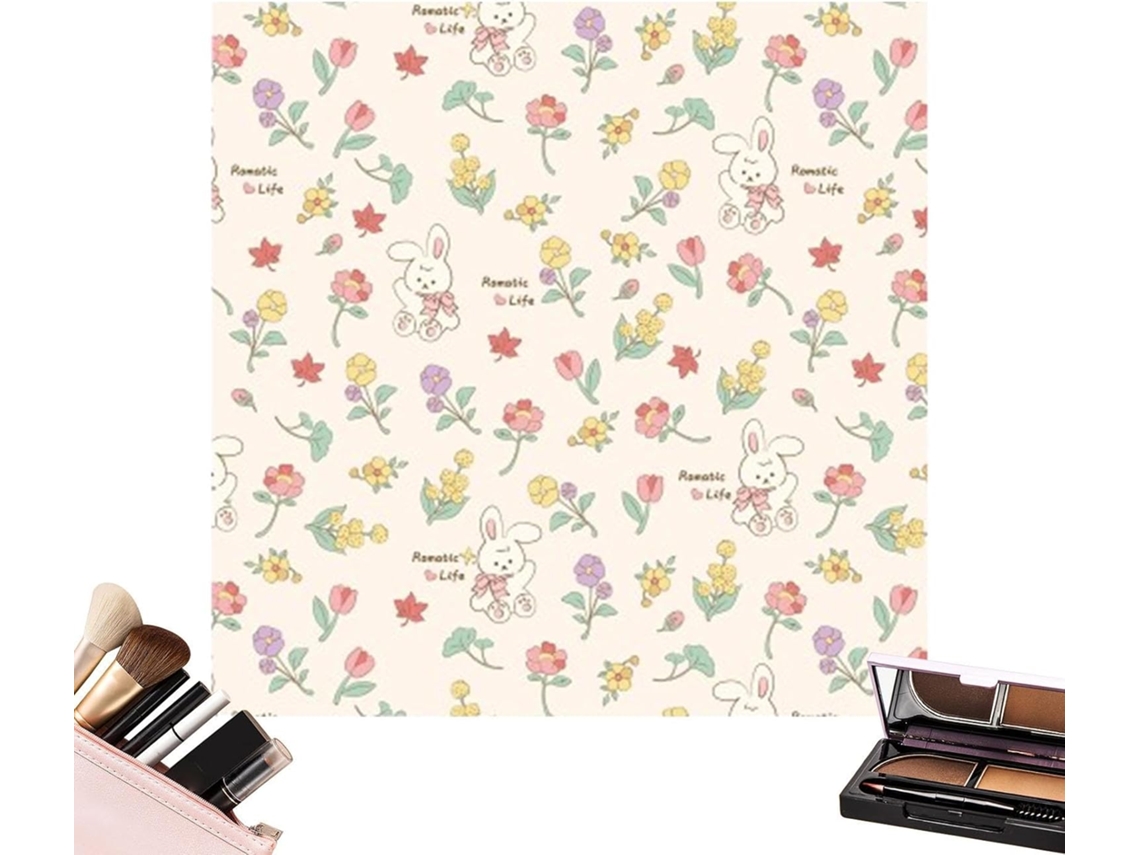Floral, Estético, Têxtil, Autoadesivo e Multiuso. Necessário.
