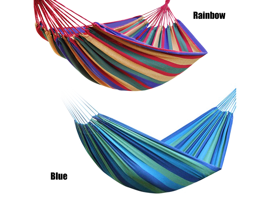 Hammock Simples/dupla Jardim Camping Interior Exterior