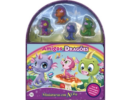 Livro Miniaturas Em Ação - Amigos Dragões De Erika White (português Do Brasil)