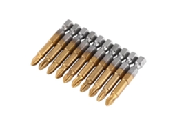 Kit de pontas de chave de fenda philips ph2, 10 peças, haste hexagonal de 1/4 polegadas, cabeça de chave de fenda antiderrapante 50mm S/MARCA