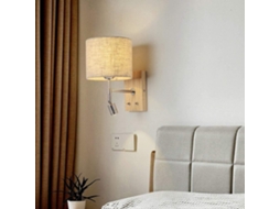 Luminária De Parede Cabeceira Flaxen Led Com Interruptor Liga Desliga, Ideal Para Leitura Em Ambientes Internos, Como