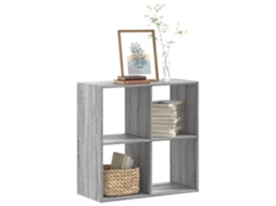 Vidaxl Estante 68,5x32x68,5 Cm Derivados De Madeira Cinzento Sonoma