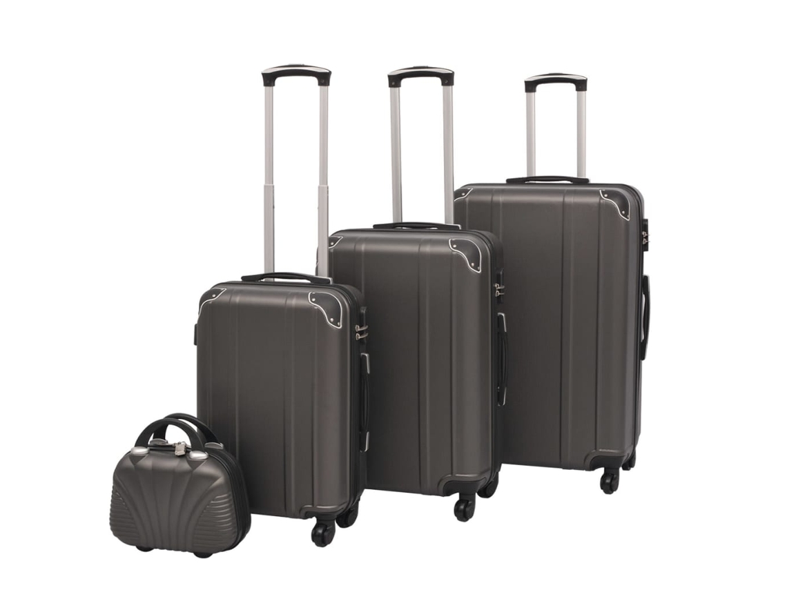 Suitcase, Suitcases Vidaxl Antracite Plástico (n/a)