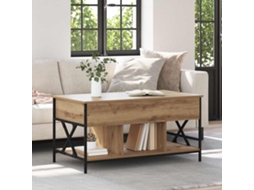Vidaxl Mesa De Centro Carvalho Artesanal 100 X 55 X 48.5 Cm
