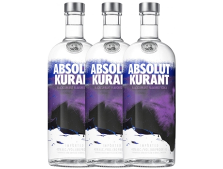 Vodka ABSOLUT Absolut Kurant (1 L - 3 unidades)