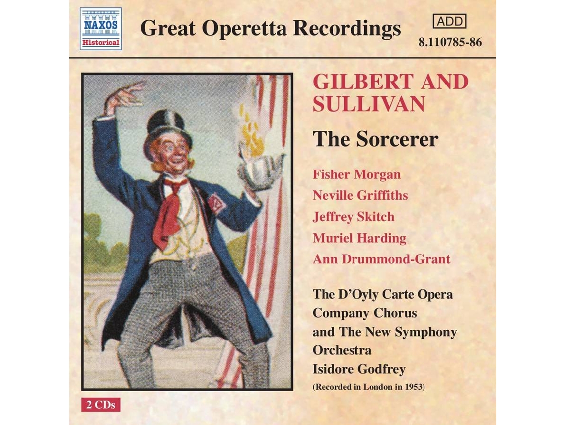 CD Godfrey/D'Oyly Carte Opera - The Sorcerer (2CDs)