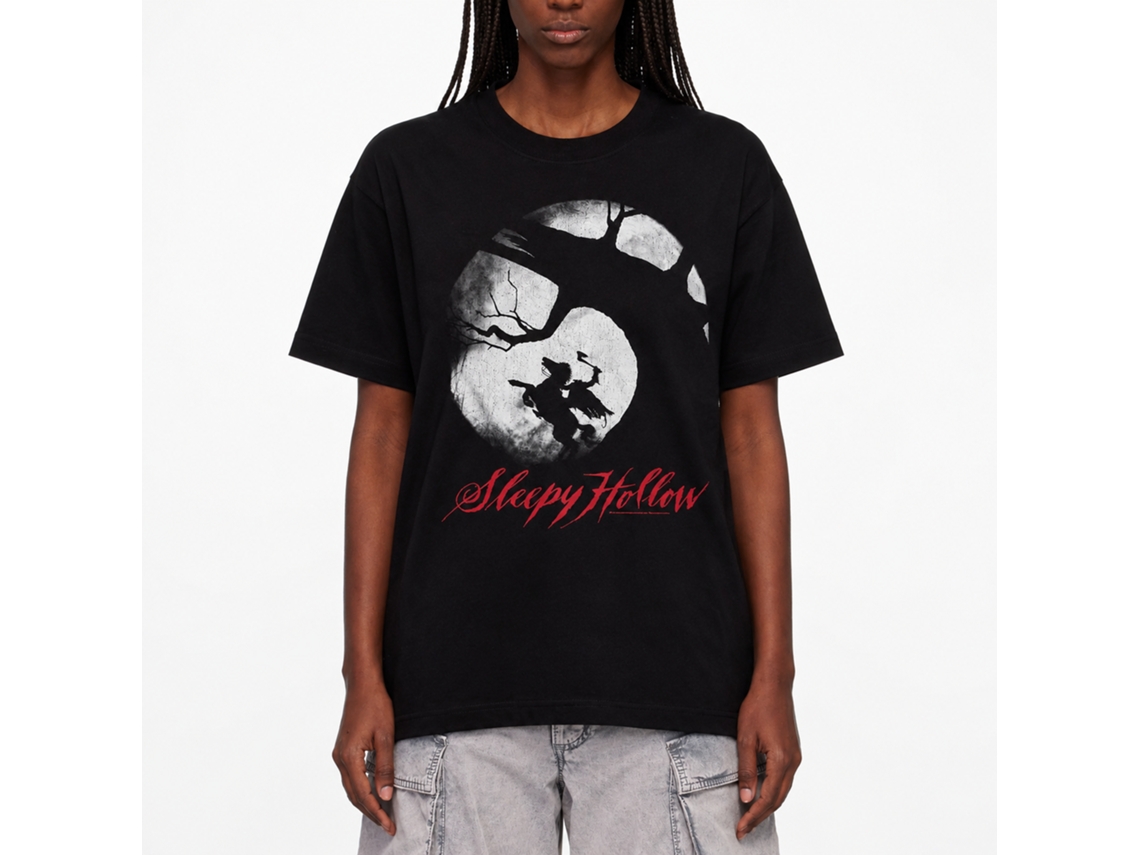 Rockinstone Sleepy Hollow Movie Poster Alt Black Adult T-shirt Size:xl