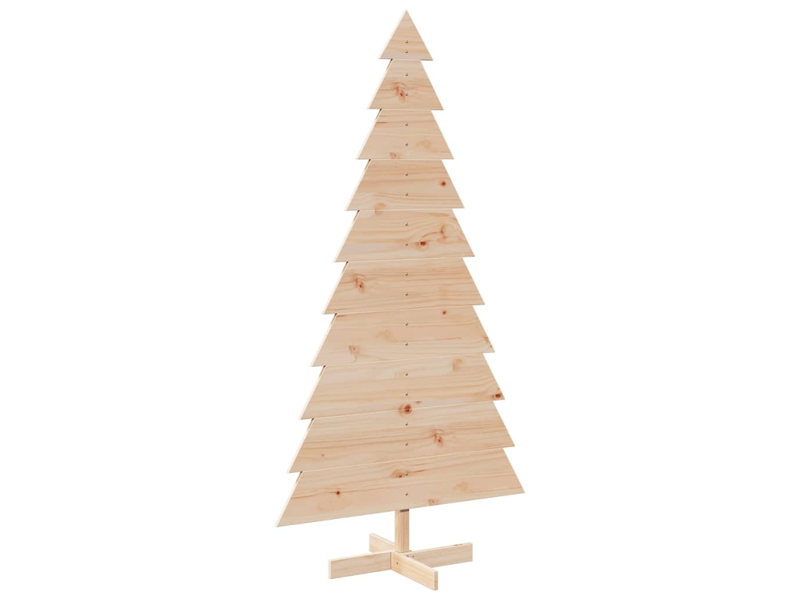 Wooden Christmas Tree, Wooden Christmas Trees Vidaxl Marrom Madeira De Pinho (180 Cm)