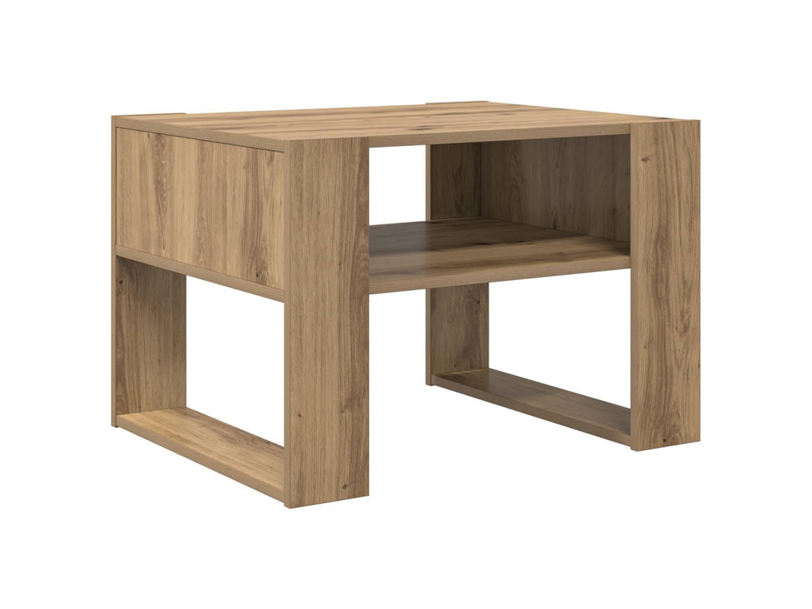 Mesa de Centro Carvalho Artesanal 66 X 53 X 45 Cm MAISON EXCLUSIVE