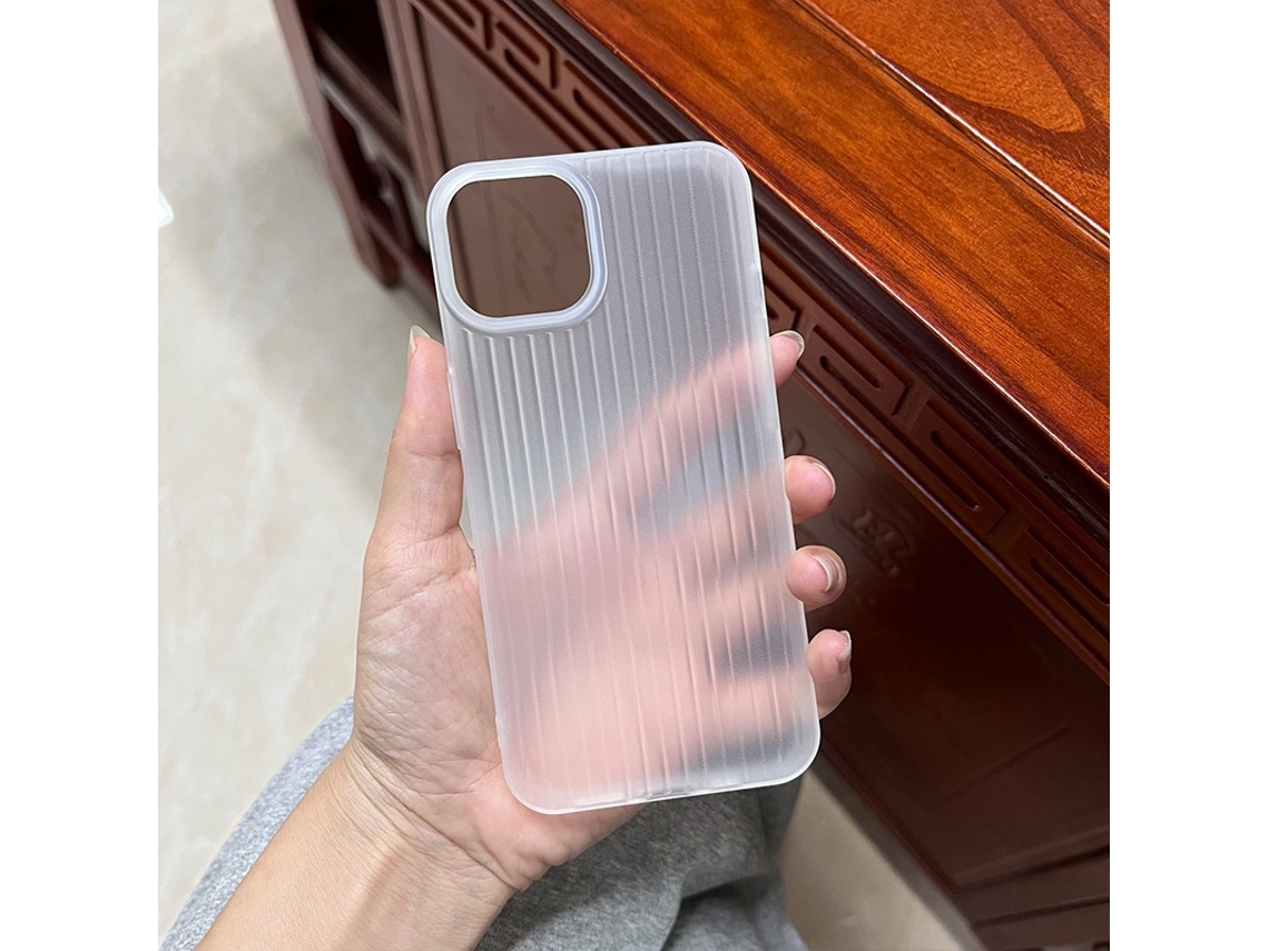 Capa Para Iphone 17 Air, 2 Unidades, Texturizada, Fosca, Branca, Com Toque Aveludado, Semitransparente, Fosca, Com Cobertura Total, Resistente A Queda