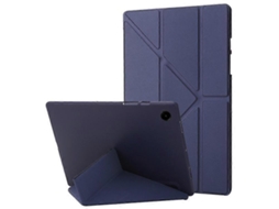 Capa Para Tablet Samsung Galaxy Tab A9+ Com Suporte Origami Em Couro E Silicone.