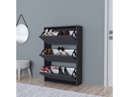 Zapatero Aurskog 3 máx. 18 pares de aglomerados 110 x 74 x 24 cm antracite [EN.CASA]
