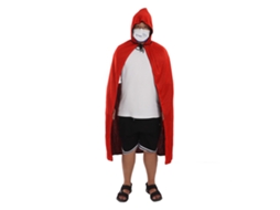 Capa Com Capuz Reversível De Duas Cores, Longa, Para Halloween, Natal E Fantasias De Cosplay