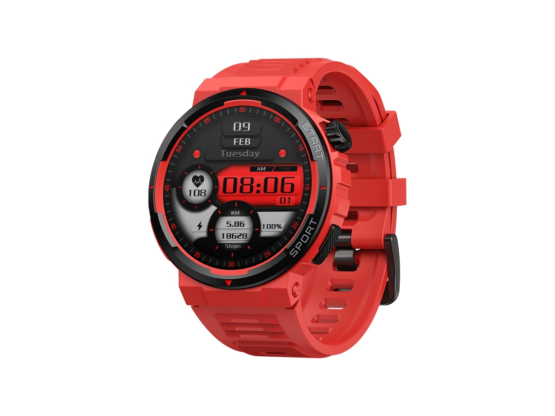 Relógio Inteligente Zeblaze Ares 3plus 1.48" Monitor Saúde 24h 100+ Modos Esportivos Gps