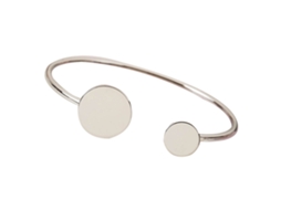 Pulseira Aberta Cor Unicolor Padrão Geométrico